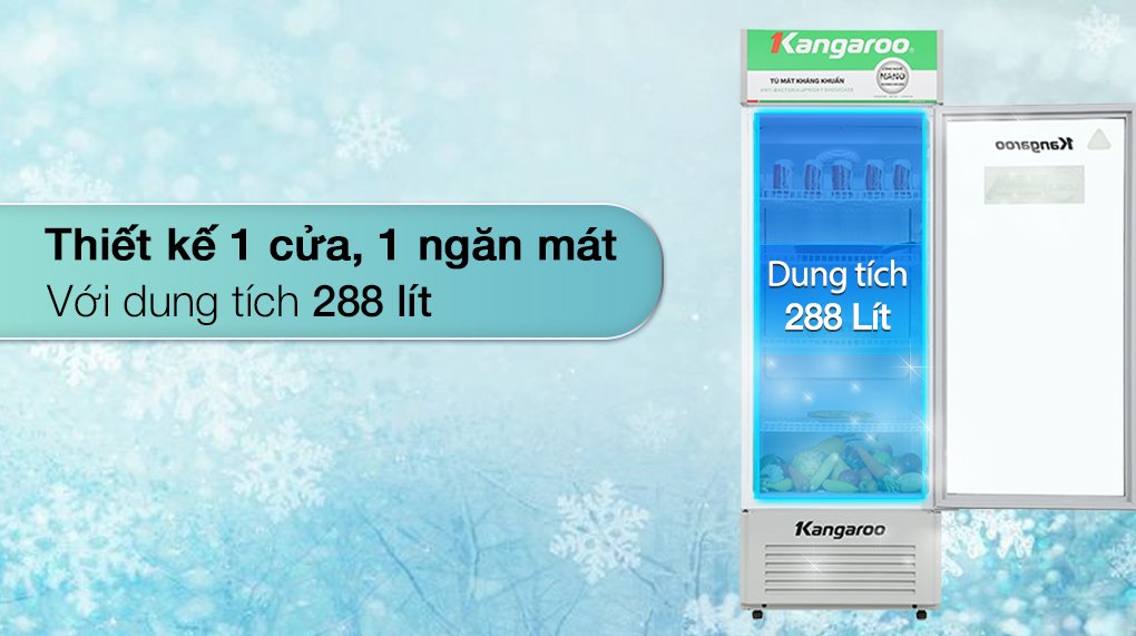 tủ mát kangaroo 288 lít kg359at