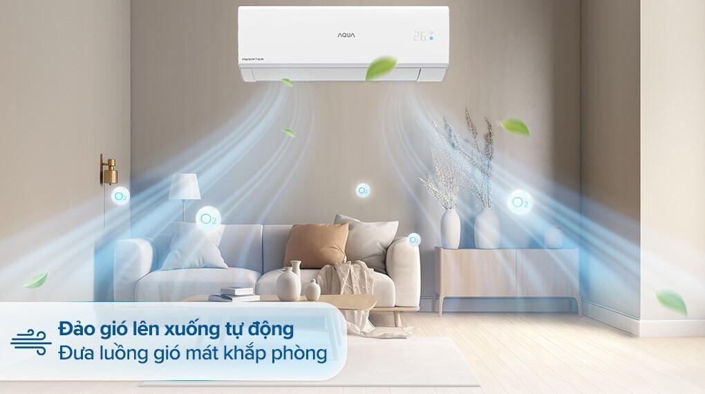 máy lạnh aqua inverter 1 hp aqa-ruv10rb2