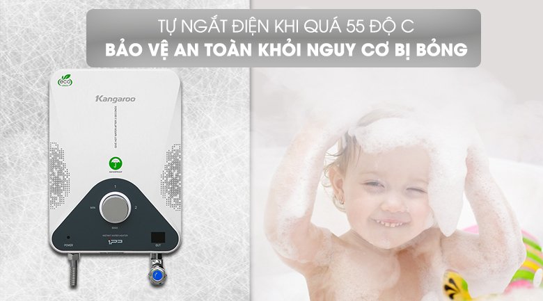 máy nước nóng hồng ngoại kangaroo kg588w 4000w