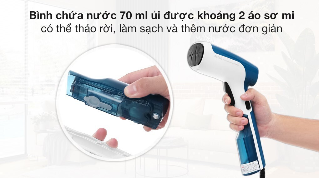 bàn ủi hơi nước cầm tay tefal dt6130e0 1300w