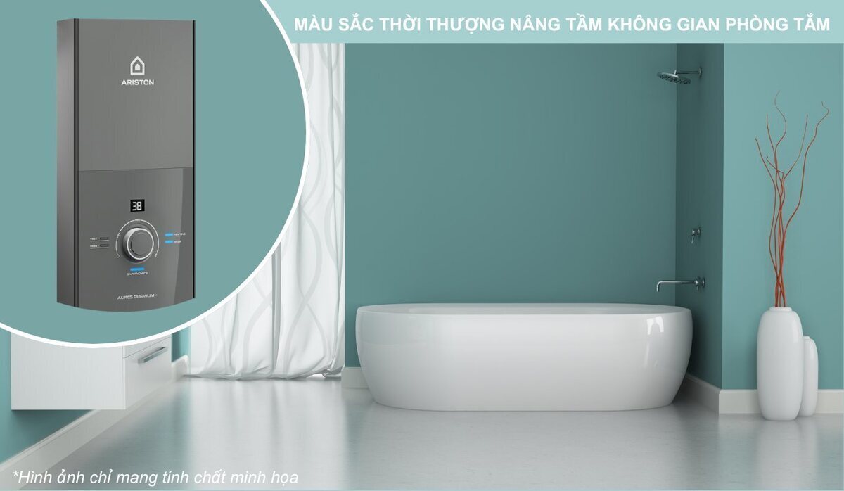 máy nước nóng ariston aures premium+ 4.5