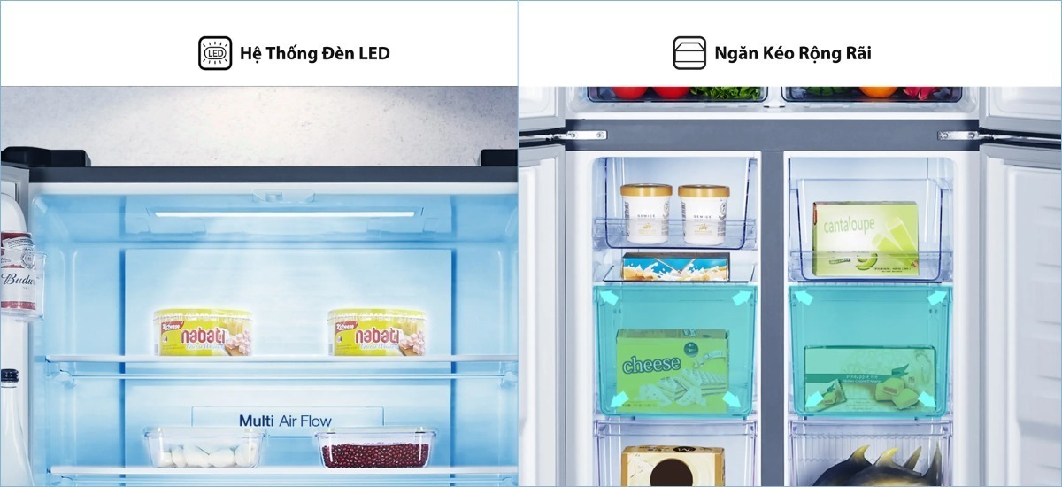 tủ lạnh hisense inverter 427 lít rq519n4ebu