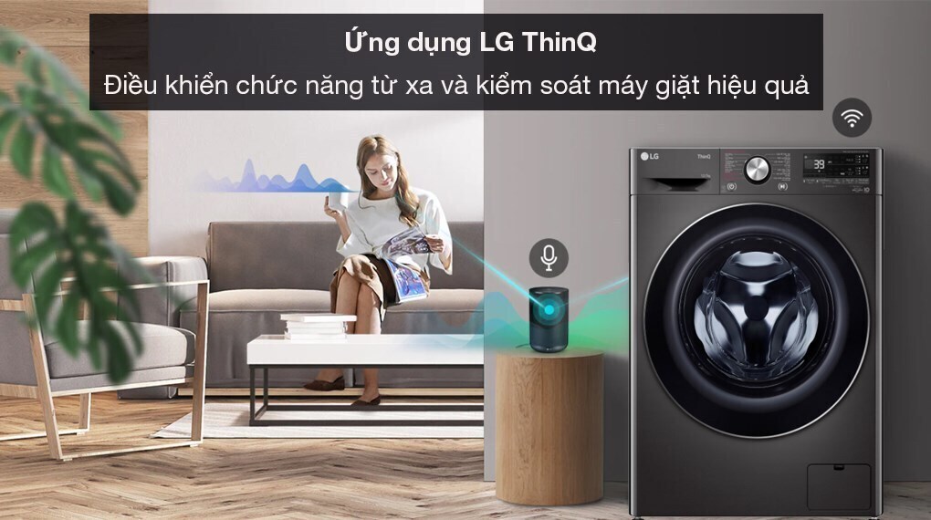 máy giặt sấy lg inverter giặt 12 kg - sấy 7 kg fv1412h3ba