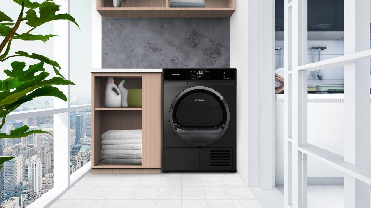 máy sấy bơm nhiệt panasonic 10.5 kg nh-eh05jd1bv