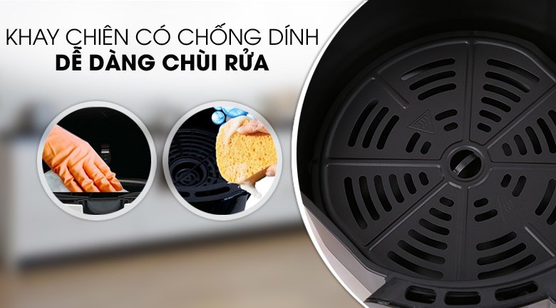 nồi chiên không dầu ferroli faf-4.0m 4 lít