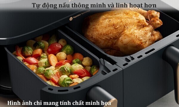 nồi chiên không dầu 9l philips na352/00