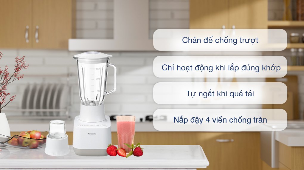 máy xay sinh tố đa năng panasonic mx-mg5351wra