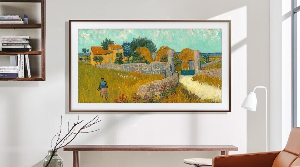 smart tivi khung tranh the frame qled samsung 4k 75 inch 75ls03da