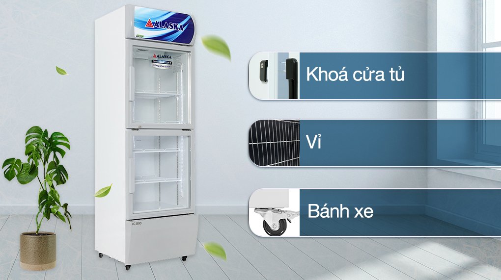tủ mát alaska 385 lít lc-385d