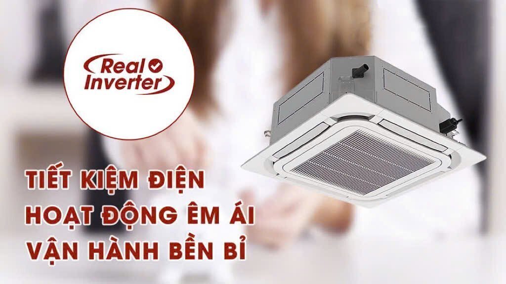 máy lạnh âm trần gree inverter 2.5 hp gcc24s6i/gmc24s6i