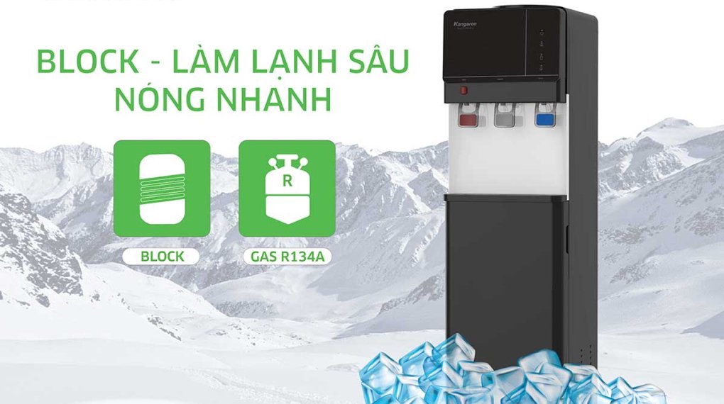 cây nước nóng lạnh kangaroo kg64a3