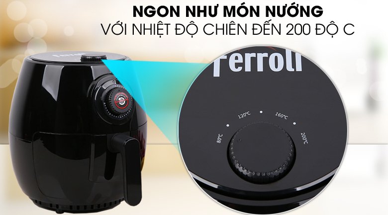 nồi chiên không dầu ferroli faf-4.0m 4 lít