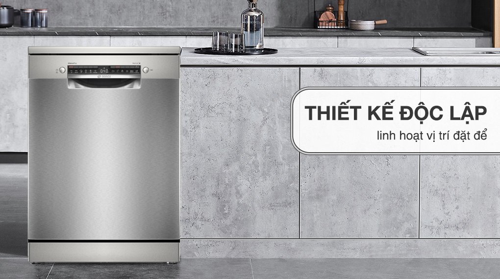máy rửa chén độc lập bosch sms4eci26e