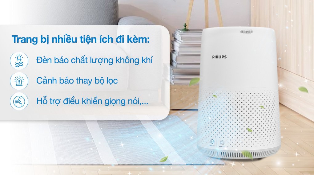 máy lọc không khí philips ac0850/20 20w