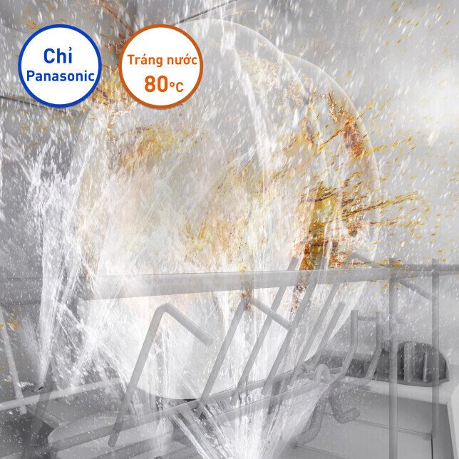 máy rửa bát 8 bộ để bàn panasonic np-th1wevn
