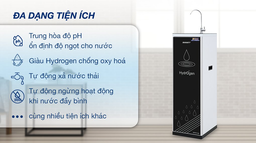 máy lọc nước ro sanaky vh101hp 11 lõi