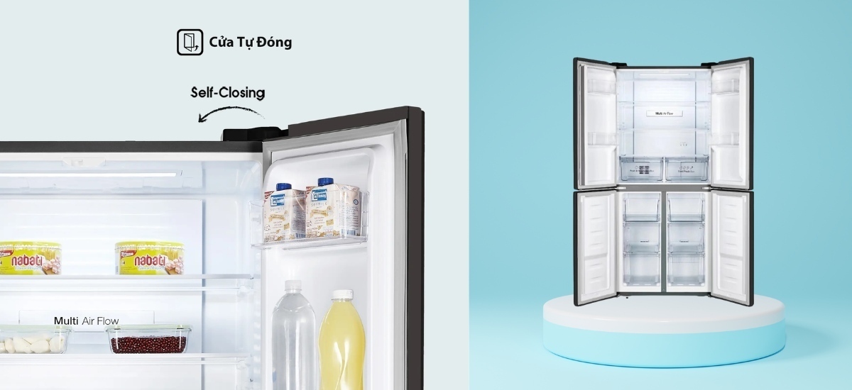 tủ lạnh hisense inverter 427 lít rq519n4ebu