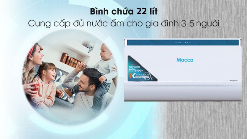 máy nước nóng gián tiếp kangaroo kg75a2