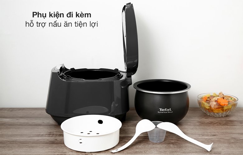 nồi cơm điện tử tefal 1.8 lít rk736b68