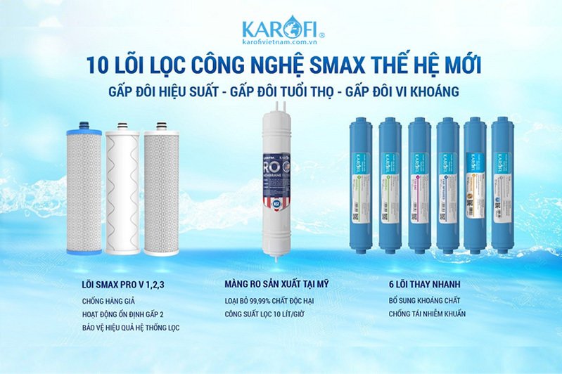 máy lọc nước ro karofi ero80 pro