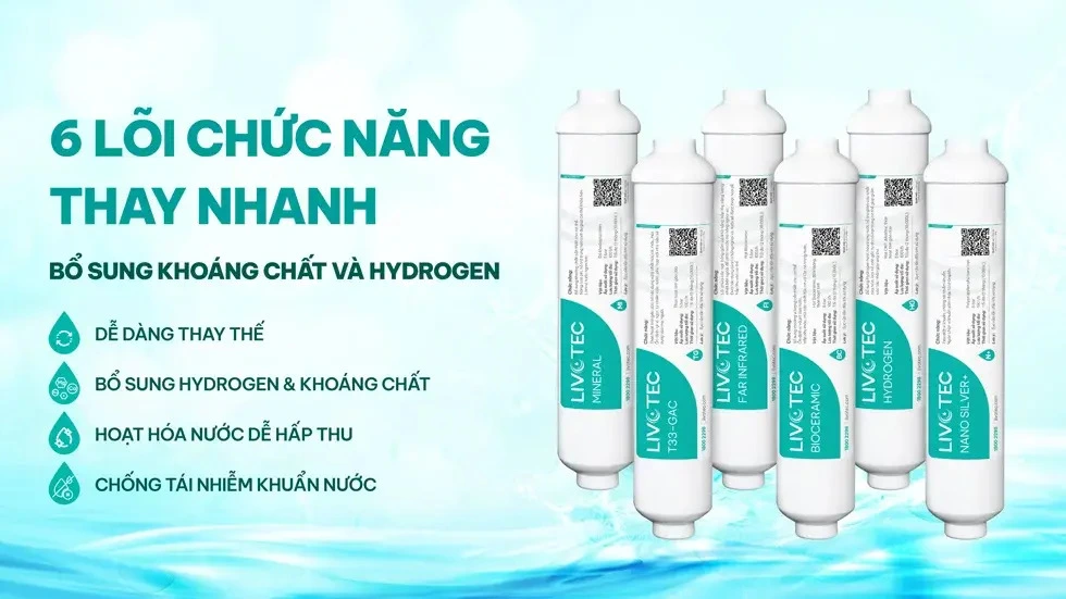 máy lọc nước nóng lạnh livotec 630