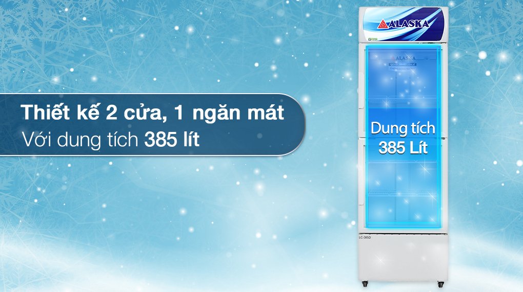 tủ mát alaska 385 lít lc-385d