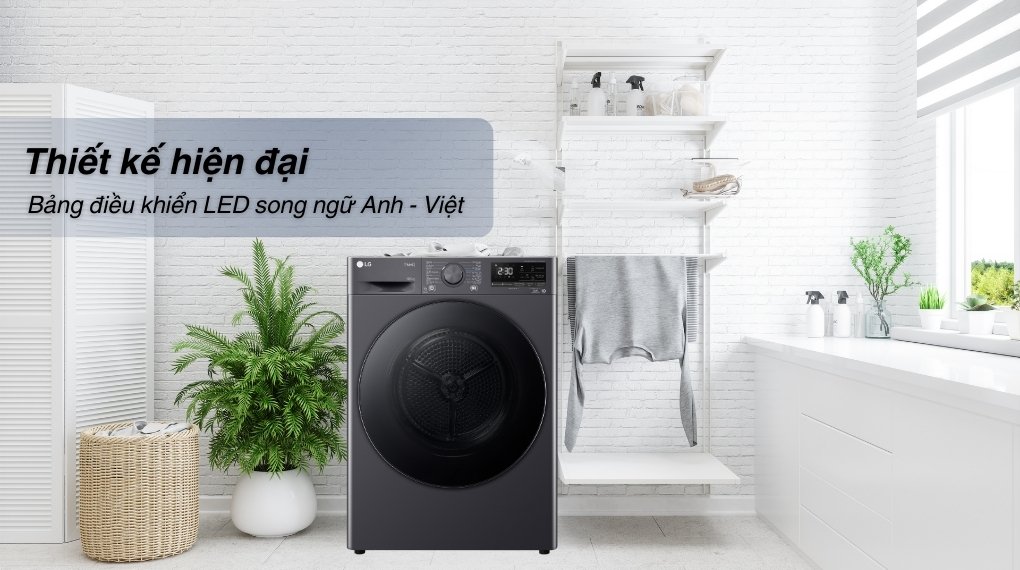 máy sấy bơm nhiệt lg 10.5 kg dvhp50m