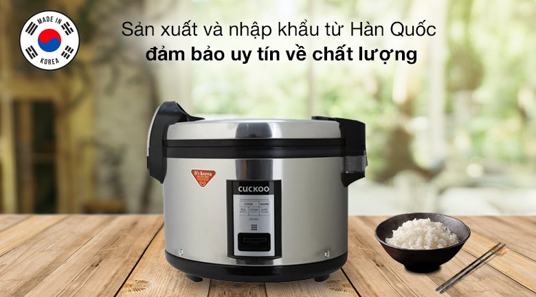 nồi cơm công nghiệp nắp gài cuckoo 6.3 lít cr-3521