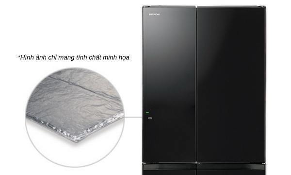 tủ lạnh hitachi inverter 617 lít multi door r-hw620rv(xk)