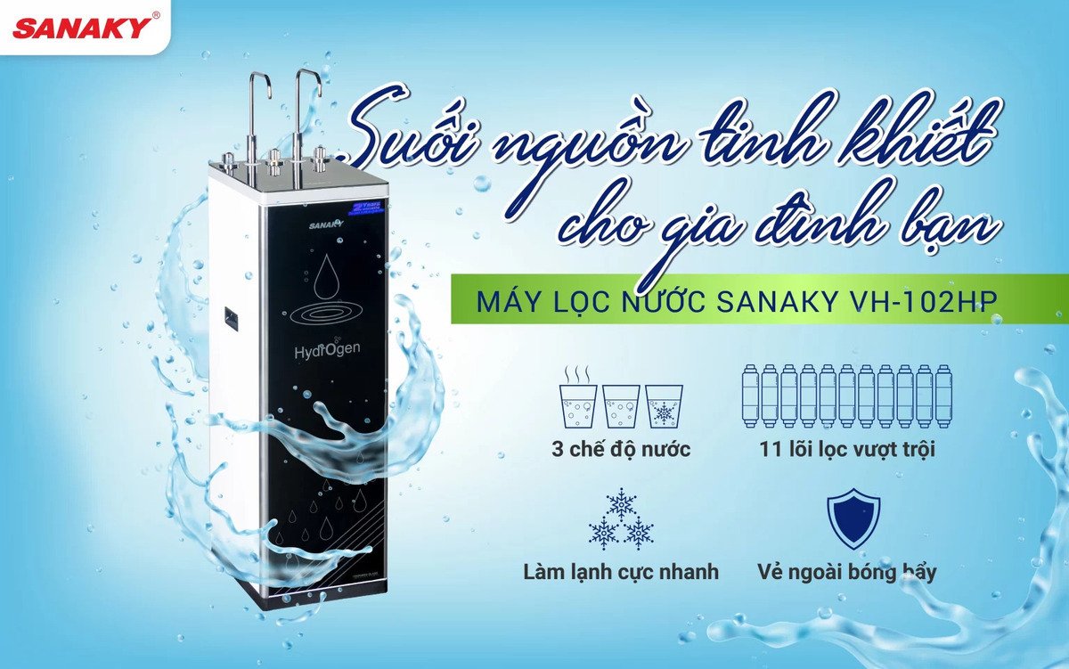 máy lọc nước sanaky vh-102hp