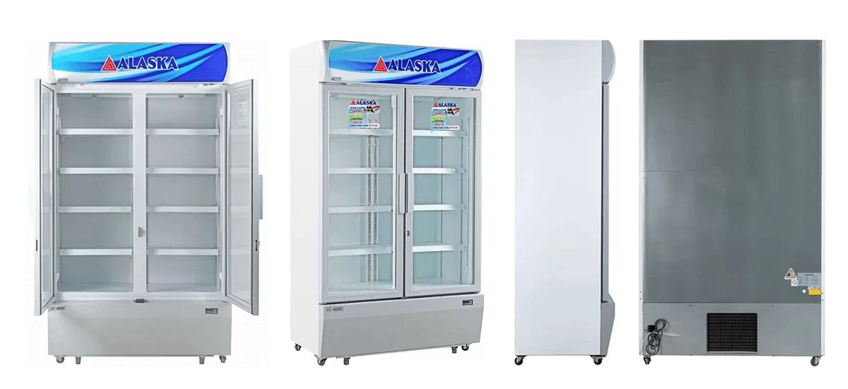 tủ mát alaska lc-600c