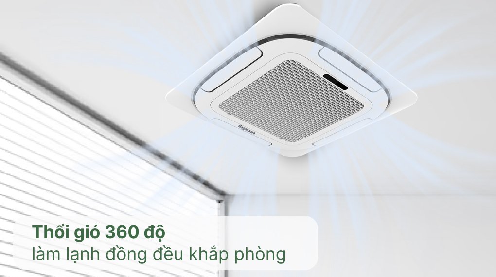 máy lạnh âm trần nagakawa 2 hp nt-c18r1t20