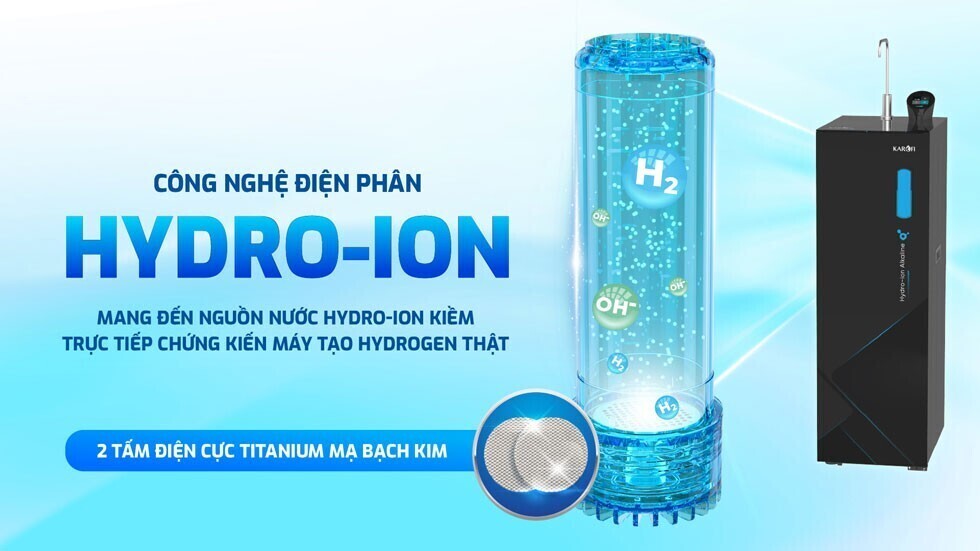 máy lọc nước hydro-ion kiềm karofi kae-s68