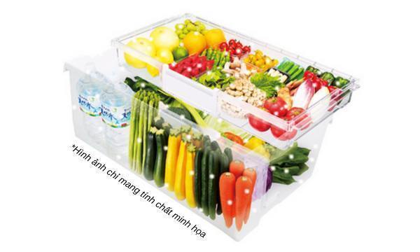 tủ lạnh hitachi inverter 617 lít multi door r-hw620rv(xk)