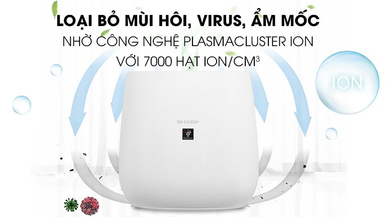 máy lọc không khí sharp fp-j30e-a 50w