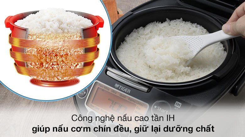 nồi cơm cao tần tiger 1.8 lít jkt-d18v