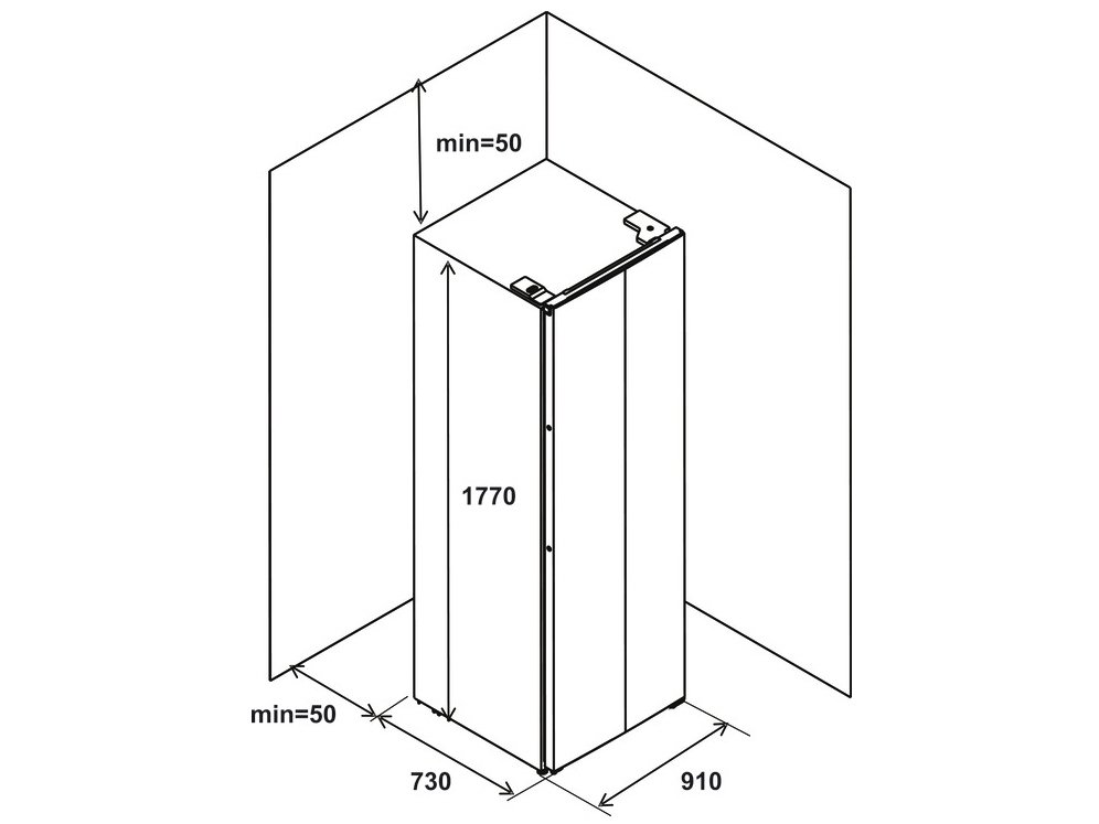 tủ lạnh side by side hafele hf-sb6321fb (534.14.110)