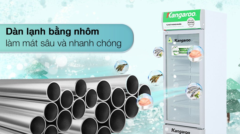 tủ mát kangaroo 238 lít kg298at
