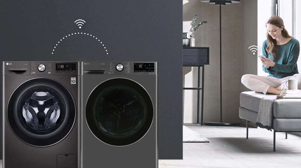 máy sấy bơm nhiệt lg 10.5 kg dvhp50b