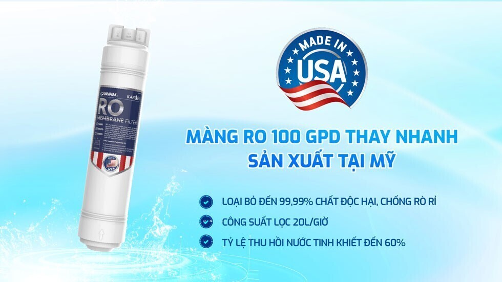 máy lọc nước hydro-ion kiềm karofi kae-s68