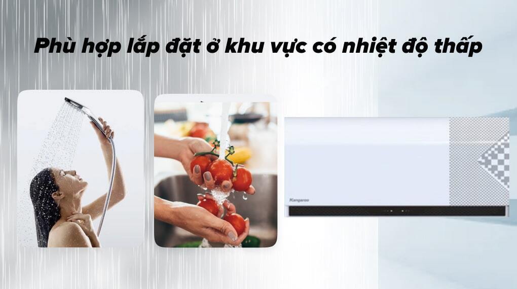 máy nước nóng gián tiếp kangaroo 15 lít 2500w kg79a1