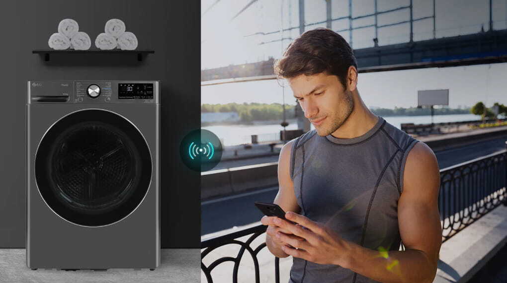 máy sấy bơm nhiệt lg 10.5 kg dvhp50b