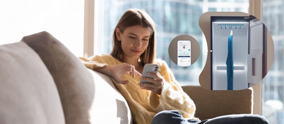 tủ chăm sóc quần áo thông minh lg styler inverter 5 móc sc5mbr80h