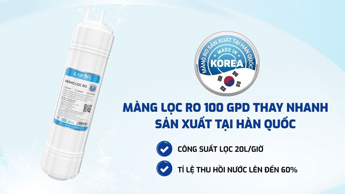 máy lọc nước nóng lạnh karofi livotec 615