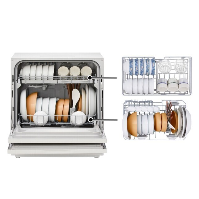 máy rửa bát 8 bộ để bàn panasonic np-th1wevn