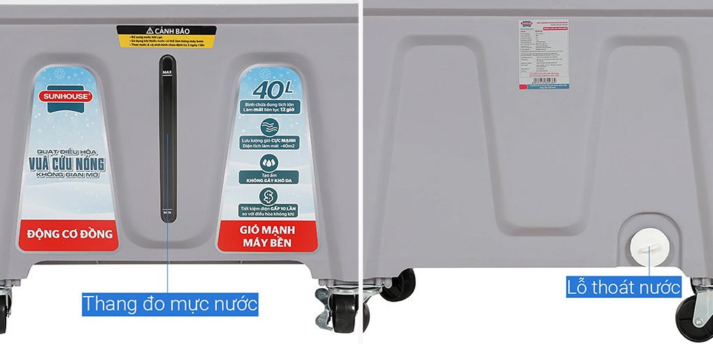 máy làm mát không khí sunhouse shd7744