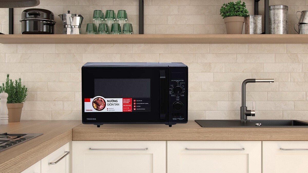 lò vi sóng toshiba mw2-ag24pc(bk) 24 lít