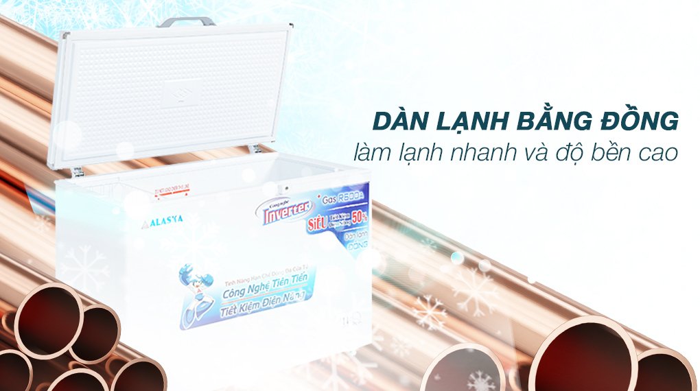 tủ đông alaska bd-400ci