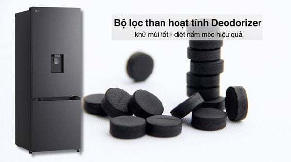 tủ lạnh lg inverter 332 lít lbd33blma