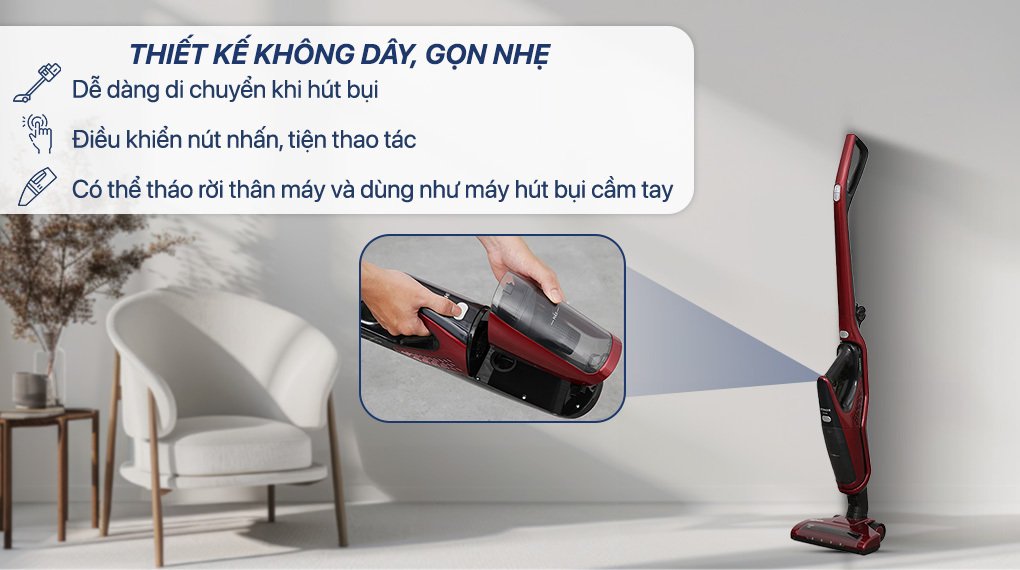 máy hút bụi không dây hitachi pv-x85m